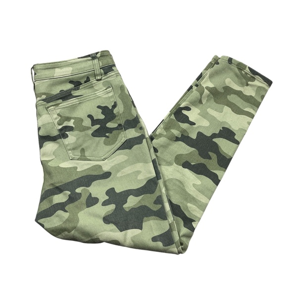 Nili Lotan Pants - Nili Lotan 8 Camouflage Pants Denim Skinny Zipper Joggers‎ Cotton Spandex